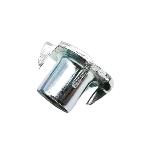 T-NutsA M4 M5 M6 M8 M10 M12 Thickened Steel Four Claws Speaker Nut Blind Pronged Insert T-Nut(20pcs M6x10)