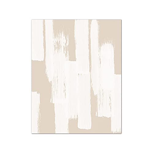 Impressions sur toile beige abstrait géométrique 50x70cm décoration murale - 3