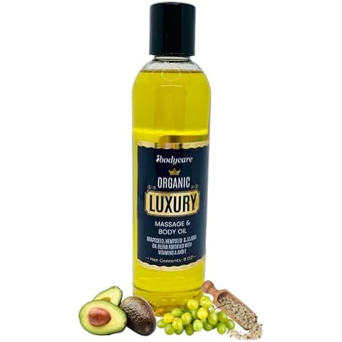 ibodycare Luxury Massage and Body Oil 8 oz Cover