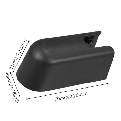 Tapa de tuerca de brazo de limpiaparabrisas trasero DS7Z17C526A accesorio negro Ford Edge 2