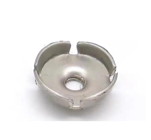 Babhlora Plaque d'étanchéité for Trou fileté, 6 unités, avec Encoche, Plaque de taraudage à Bride for Tube Rond SS201, écrou soudé, 100 pièces(Round 18mm-1.2 Thick)