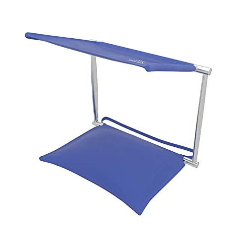 Sun Shade for Sun Lounger | Portable Folding Sunshade for Garden Chair | Face Shader with Inflatable Cushion - SHADESY (wider Cush n shade)