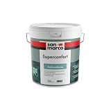 San Marco SUPERCONFORT Pittura per interni anticondensa termoisolante traspirante antimuffa, colore: Bianco, size: 4 lt