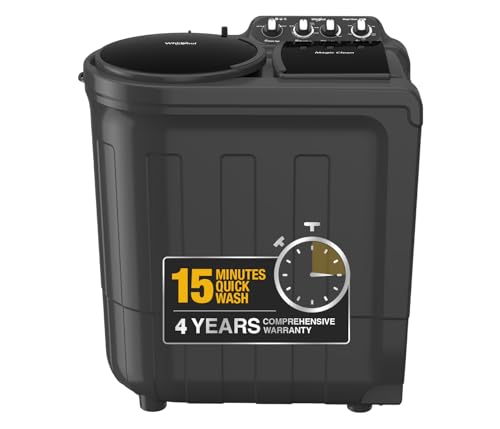 Image of Whirlpool 9 kg 5 Star Semi-Automatic Top Loading Washing Machine (MAGIC CLEAN 9 GREY DAZZLE (10YR)-S, 15 Mint Quick Wash, 2026 Model)