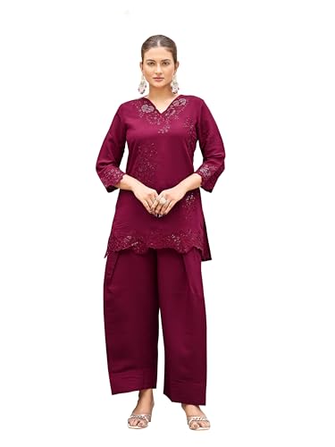 Image of Womanista Farshi Salwar Suit for Women| Farsi Kurta Set | Coord set