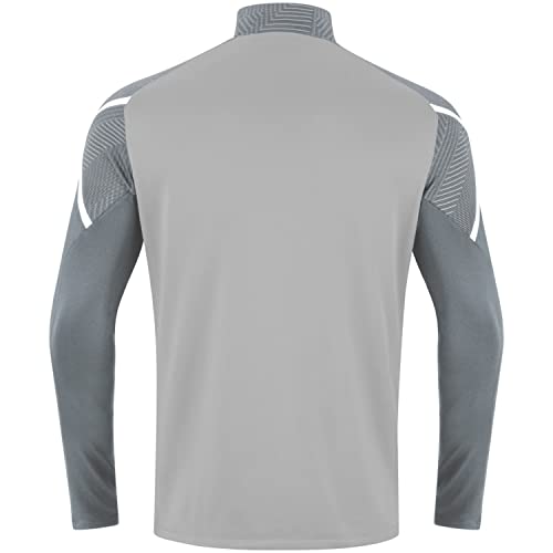 JAKO Herren Ziptop Performance, Soft Grey/Steingrau, 3XL – Ansicht 2