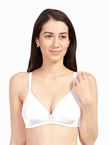 Image of SONARI Omania Womens Non-Padded Cotton Polyester Bras - Solid, Non-Wired, Medium Coverage, Hand Washable (Pack of 2)