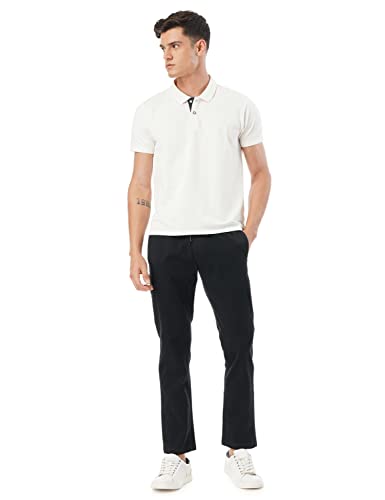 Image of FYLTR Men's Taper Fit Stretch Cotton Joggers with Elasticated Waistband & Drawstrings