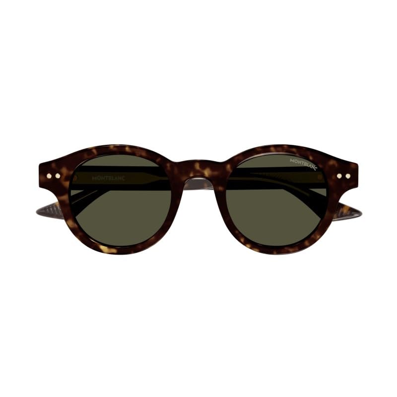 Montblanc MB0287S-002 48 okulary przeciwsłoneczne Man Recycled Ace okulary przeciwsłoneczne, sportowe, brązowe (brązowe), jeden rozmiar