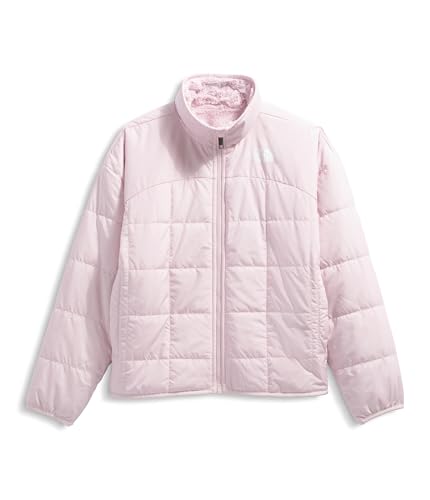 Image of THE NORTH FACE Girls Reversible Shasta Full Zip Jacket | Puffer Coat With Synthetic Insulation, Fleece Lined, Water Repellent