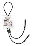 EK Ekcessories Thin Cat Strap Eyewear Retainer (Black, One Size)