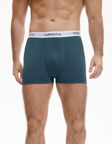 Men's Boxer Briefs Breathable Seamless High Elastic Underpants Stretch Waistband Moisture-Wicking Underwear 3 Pack2