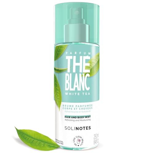 Solinotes White Tea Body & Hair Mist Alcohol-Free Spray 8.45 Fl Oz