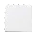 Indoor/Outdoor High Durability Interlocking Removable Sports Flooring Surface Tiles (21 Sq Ft (18 Tiles) (White)