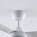 Ventilador de techo con lámpara 'Andi' (Moderno) en Blanco hecho de Plástico...