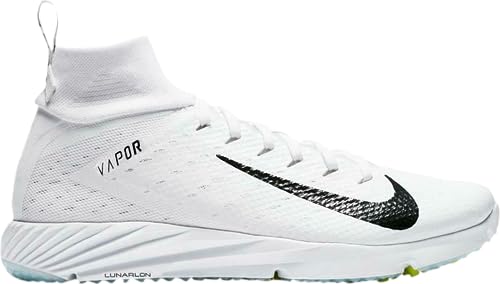 Nike Vapor Untouchable Speed Turf 2 AO8744-100 White-Black Men's Turf Football Cleats 14 US