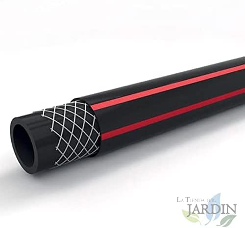 Suinga - Tubo di irrigazione JARDIN 25 mm 1" 50 m. Alta pressione, PVC 3 strati, professionale, resistente all'ozono e anti alghe.