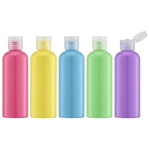 Toureal 100ML Reiseflaschen Set mit Flip Cap (5 Stück)