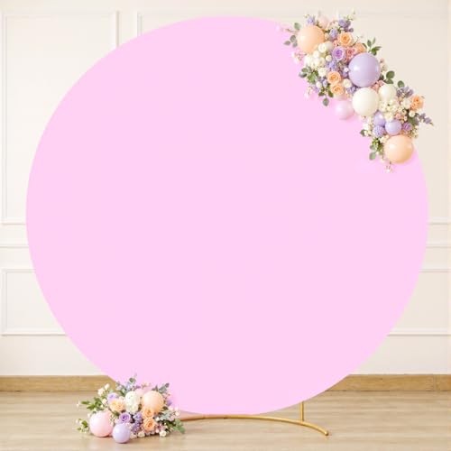 Funda rosa para arco redondo 6.6 FT para fotografía miniatura 4