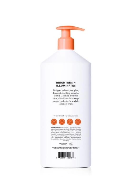 NEW Bi-llieGlow Brightening Women's Body Lotion, Citrus Woods Scent, With Vitamin C, 18 fl oz 2 Pack - Image 2