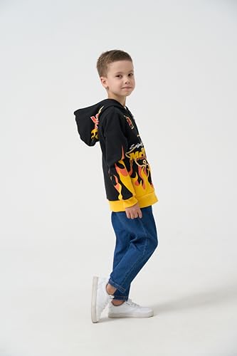 Disney Cars Lightning McQueen Boys Fleece Zip Up Hoodie for Big Kids4