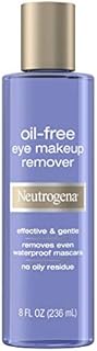 Neutrogena Gentle OilFree Eye Makeup Remover Cleanser for Sensitive Eyes NonGreasy Remover Removes Waterproof Mascara Dermatologist Ophthalmologist Tested, 8 Fl Oz