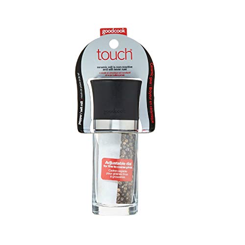 Bradshaw International Good Cook 20505 Touch Pepper/Salt Mill, 5.5 Oz