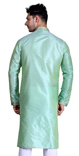 Image of MEN'S FIELD Cotton Silk Straight Kurta for Men (DN1)