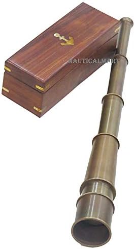 18" Solid Brass Spyglass Telescope Handmade Collectibles Victorian by Nauticalmart image 5