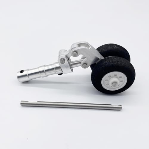 XFLY-MODEL CNC Shock-Absorbing Metal Nose Landing Gear with Dual Wheels