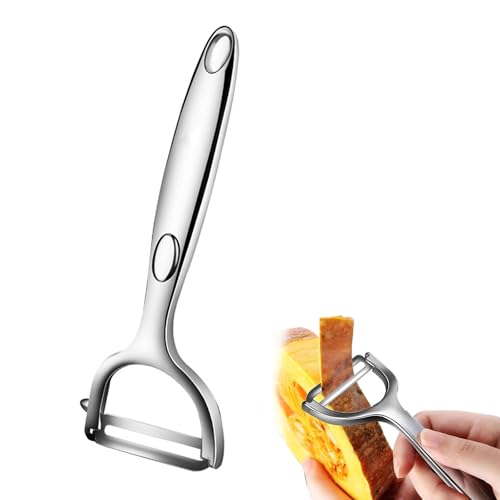 Eplucheur Legumes En Acier Inoxydable, Éplucheur À Légumes Et Fruits, Matériau Épais, Avec Poignée Ergonomique Antidérapante, Pour Terre, Carottes, Concombres, Poires, Mangues