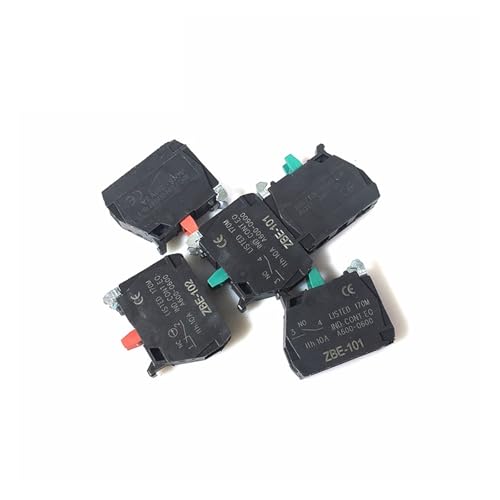POWTAXBJGD 100pcs Button Switch Block Zbe-101 No/Zbe-102 Nc Xb4/xb5(ZBE102)