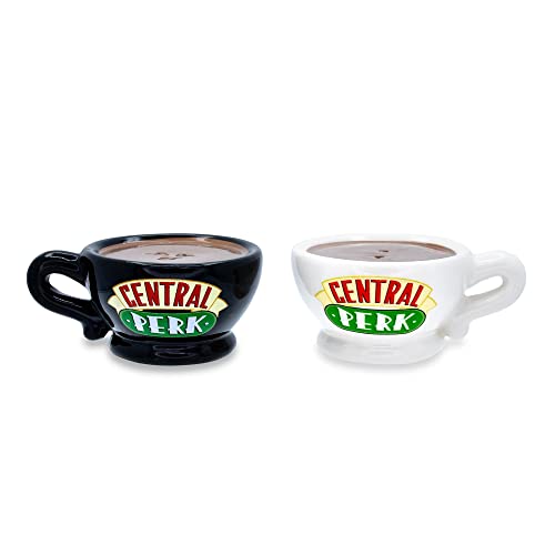 Silver Buffalo Friends Central Perk Mugs Ceramic Salt and Pepper Shaker