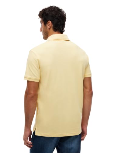 Image of Tommy Hilfiger Men's Short Sleeve Polo Shirts in Classic Fit with Stretch and Organic Pique Cotton