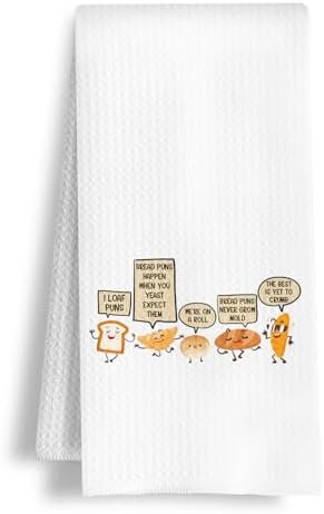 Funny Bread Pun Kitchen Towels...