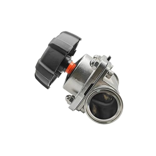 Vanne à membrane Tri-Clamp 38mm en acier inoxydable 316L - 6