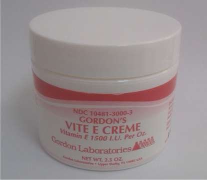 Gordon's Vite E Creme -2.5 onzas - Vitamina E 1500 I.U. por onza por Gordon Laboratories