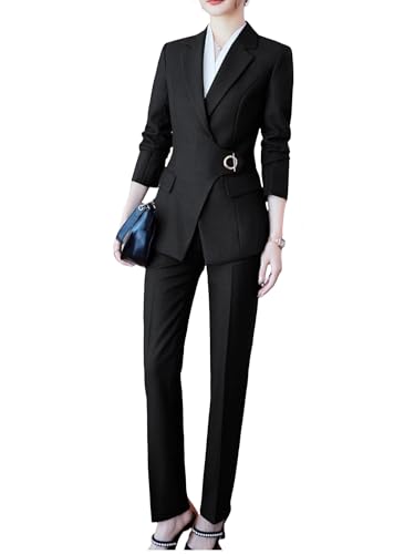 Women's 2 Piece Suit Business Casual Office Formal Outfits Dressy Blazer  Work Pants Set - Product Details