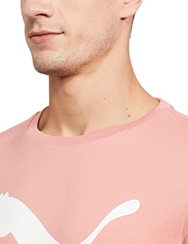 Image of Puma Men's Solid Regular T-Shirt (53008924 Rosette 3XL)
