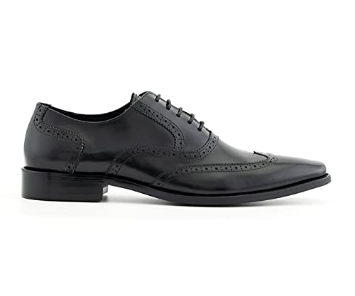 Image of Asher Green AG100 - Men's Dress Shoes - Genuine Calf Leather Wingtip Oxfords - Two Tone and Multi Tone Mens Dress Shoes