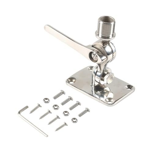 Soporte antena VHF base ajustable para evitar roturas en mar 2