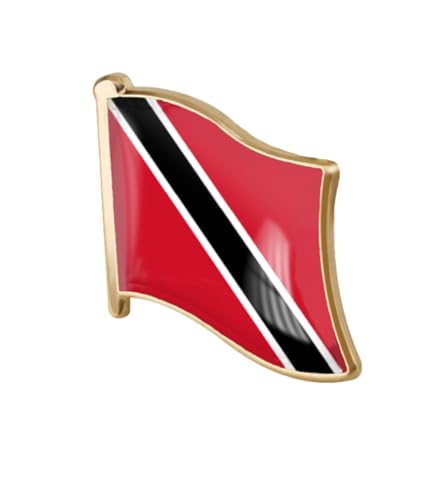 Image of vmcoatdu 1inch Country Flag Pin Badge International Travel Brooch Metal Alloy Souvenir Pin