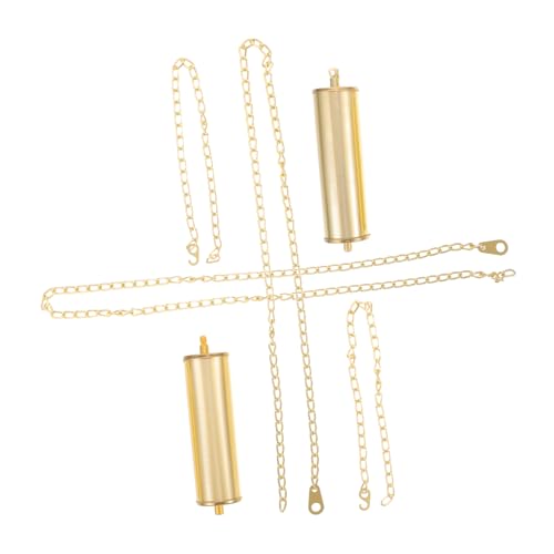 OSALADI Set of Clock Iron Chain Weight Replacement DIY Wall Clock Part Chain Weight Wall Clock Mechanism Part