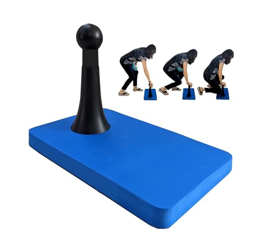 Innprodica Mobility Aid Tool Help-Me-Up Garden Kneeling pad with Support Post Handle Grip to Reduce Knee and Back Stress. Helps with Kneeling Exercising or Physical Therapy. by Innprodica - Used condition - US$22.65
