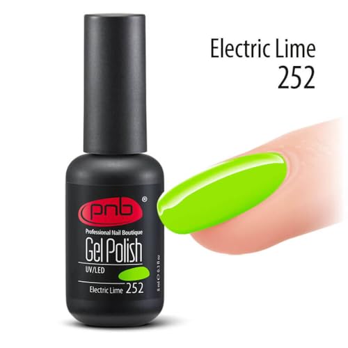 Esmalte gel verde lima eléctrico PNB 8ML miniatura 3