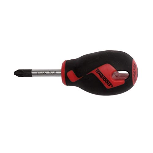 Teng Tools Pozi Drive PZ2 x 1.5 inch / 38mm Screwdriver with Ergonomic, Comfortable Handle - MD962N3