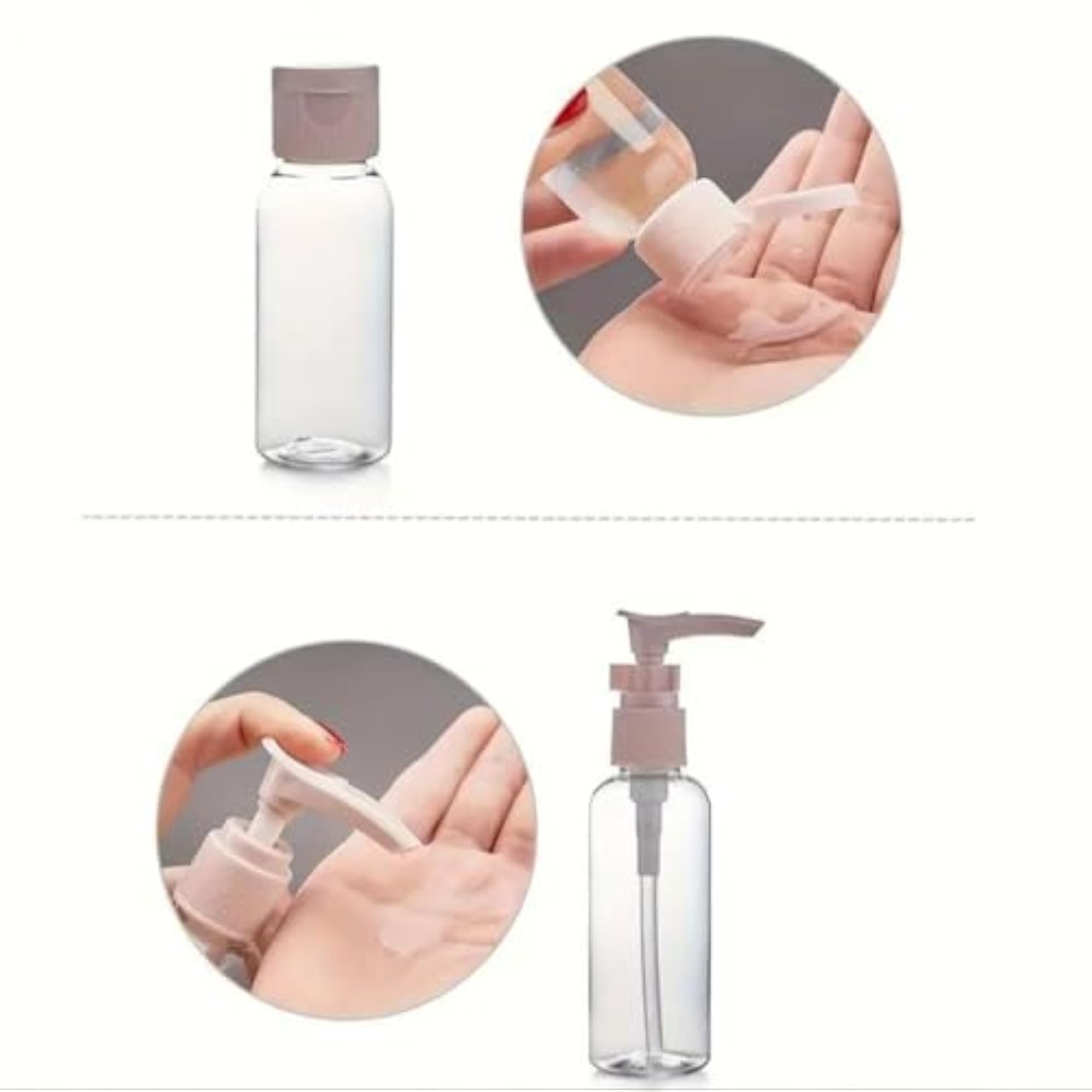 Travel Bottles Kit for Toiletries Organizer, Leak Proof Set
