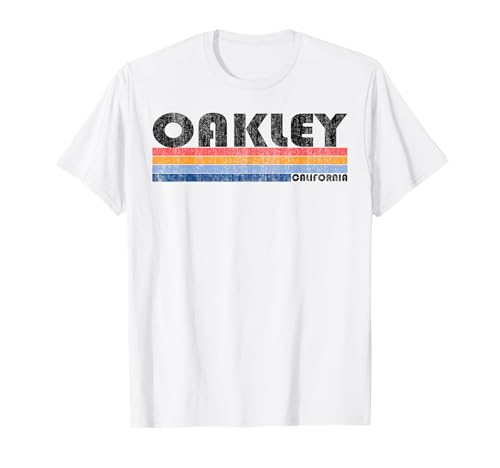 Camiseta Oakley CA estilo vintage de los años 80 Camiseta