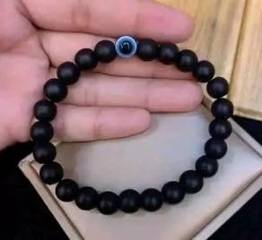 Image of Honbon Fancy Designer Beads Evil Eye Charms Bracelet,Handmade Unisex Nazar Bracelets,Friendship Band for All -Girls, Boys, Men & Women