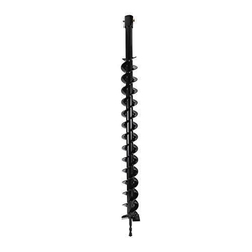 HERCHR Auger Double Leaf Drill Bit Hole Digger Attachment Garden Yard Tool Plant